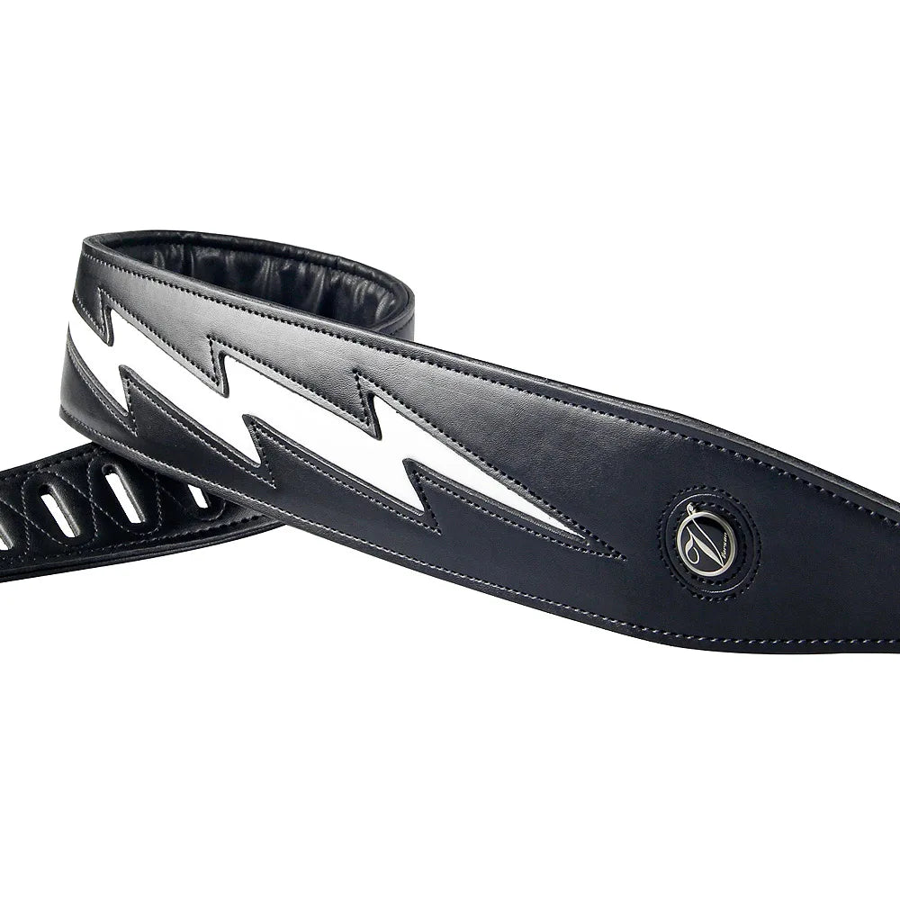 Lightning bolt guitar strap