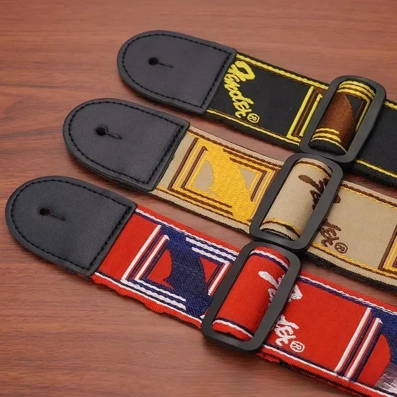 Custom Fender guitar straps