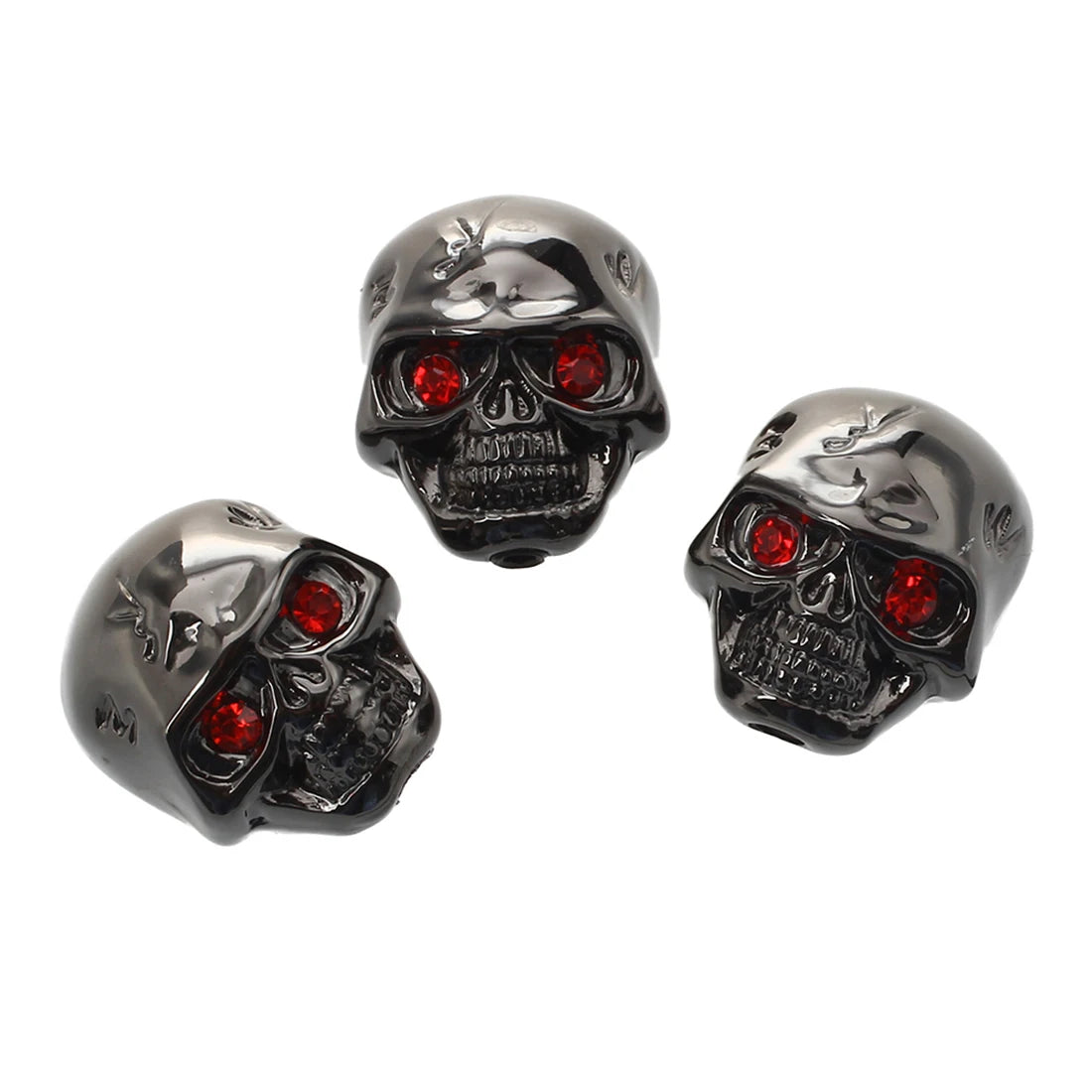 3Pcs Electric Guitar Skull Head Dials